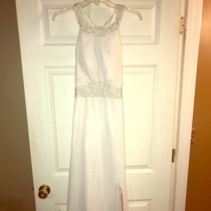 White wedding/prom dress